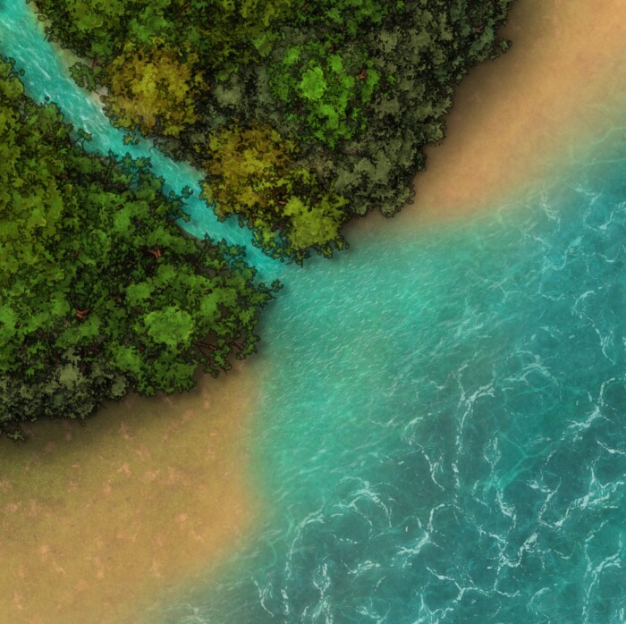 Island Stream meets the Sea